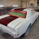 rock it red 1965 ford mustang