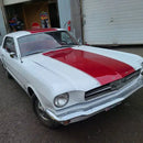 rock it red 1965 ford mustang