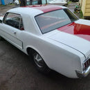 rock it red 1964 ford mustang