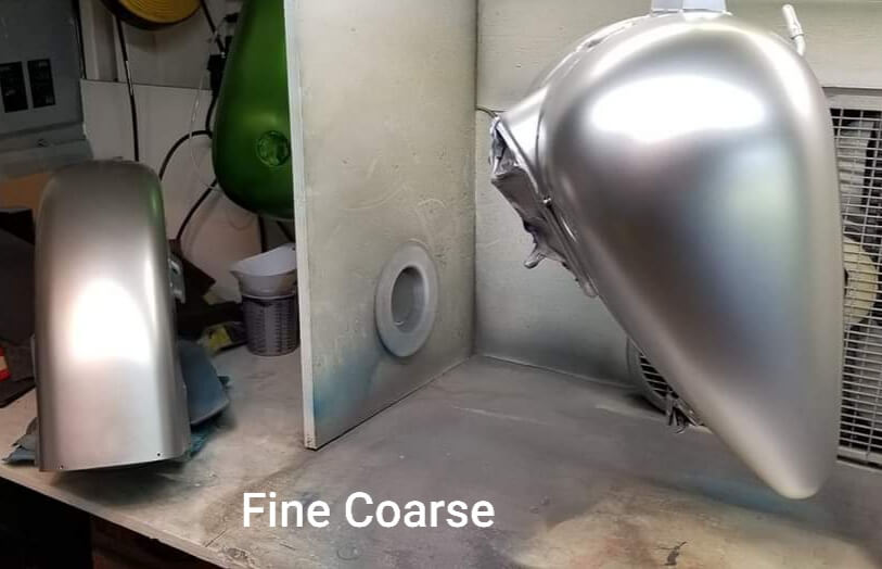 Slick Silver Metallic Car Part