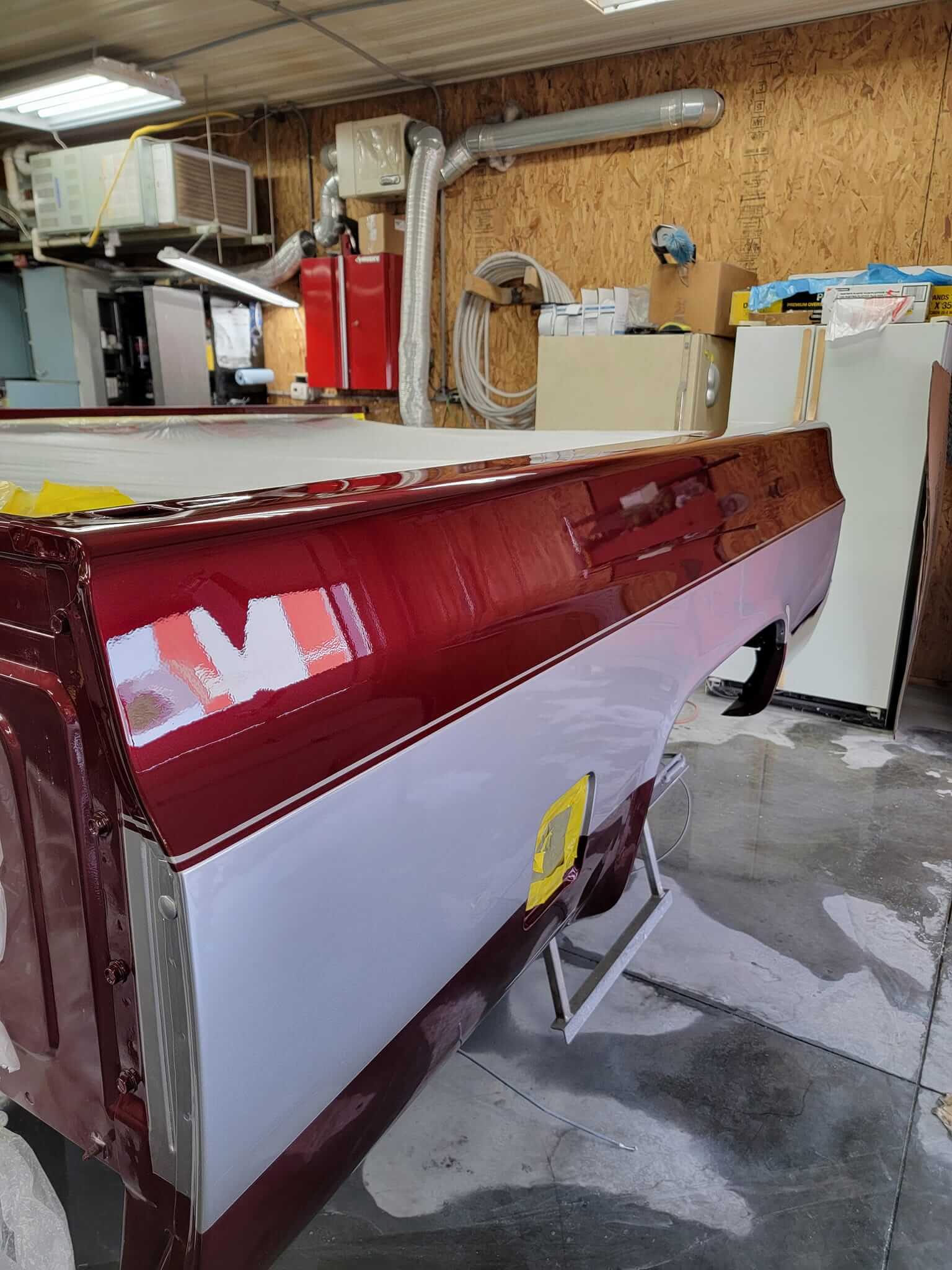 Cherry Red OEM Basecoat 1984 Chevy Silverado Parts