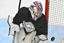 Tamco Paint customized goalie mask Blizzard of Ozz White Pearl
