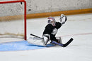 Tamco Paint customized goalie mask Blizzard of Ozz White Pearl