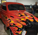Performance Red 1940 Ford Hot Rod