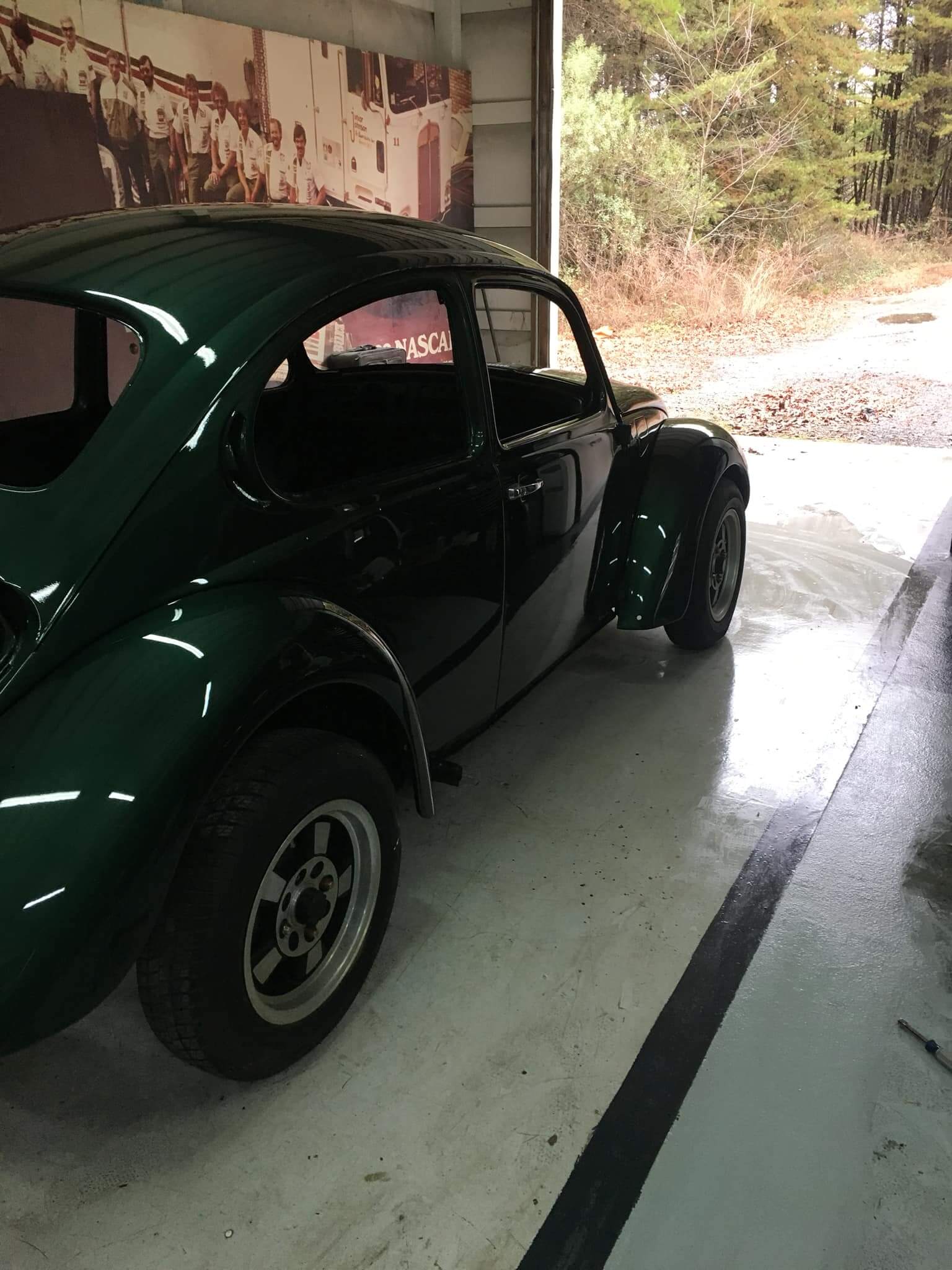 Kia Grass Green Metallic 1993 Volkswagen beetle OEM Amerflint II Series Single Stage