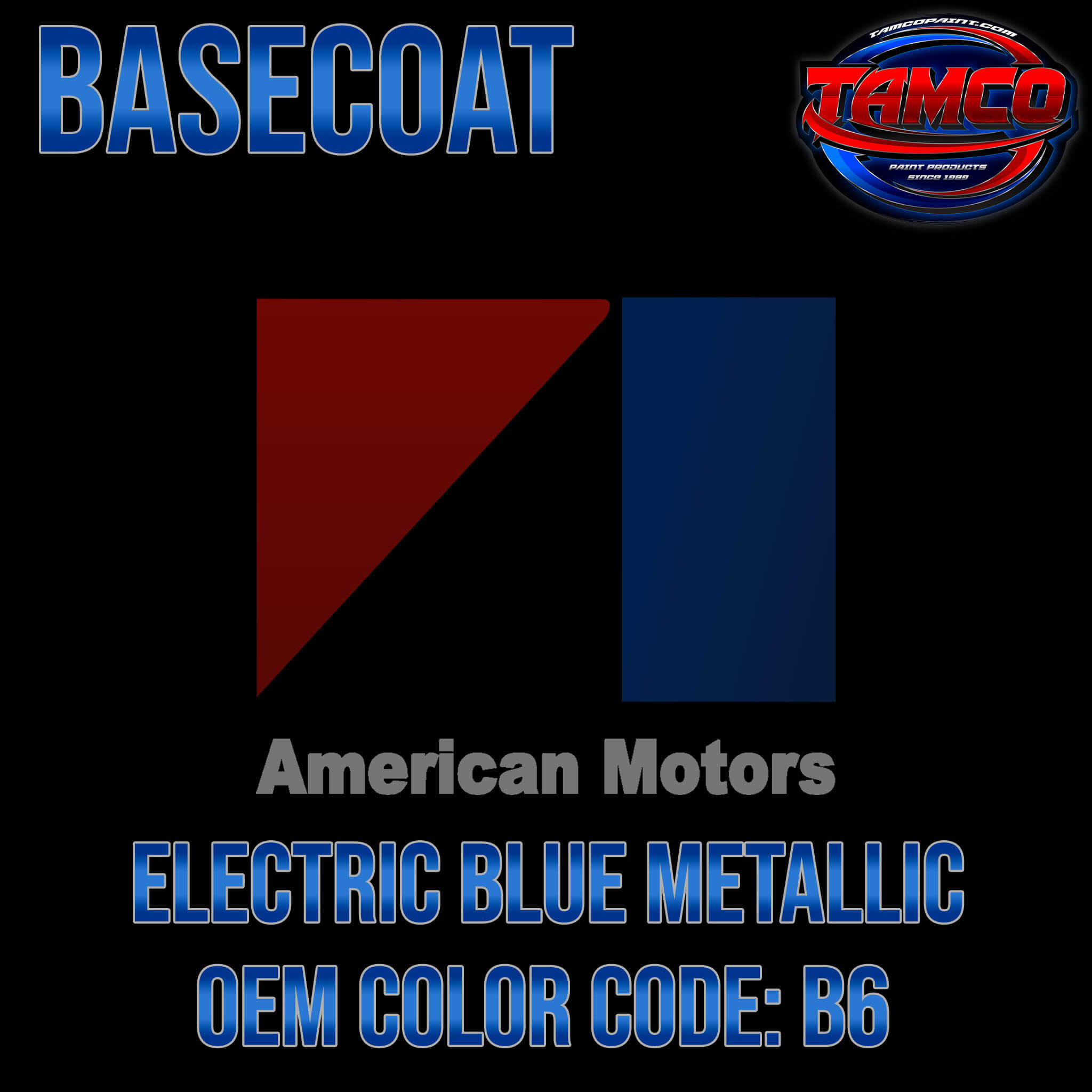 BLUE METALLIC OEM BASECOAT