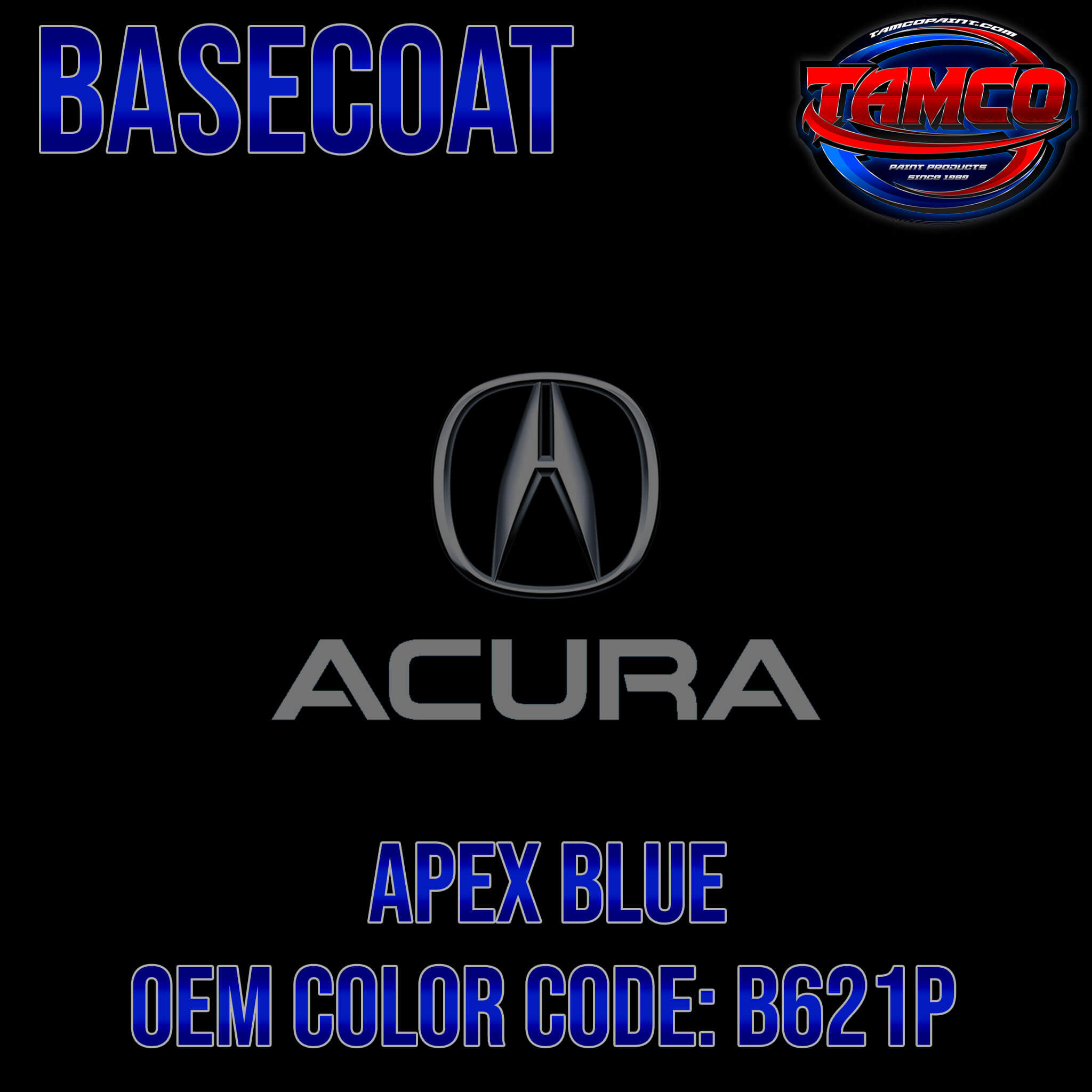 Acura Apex Blue OEM Basecoat