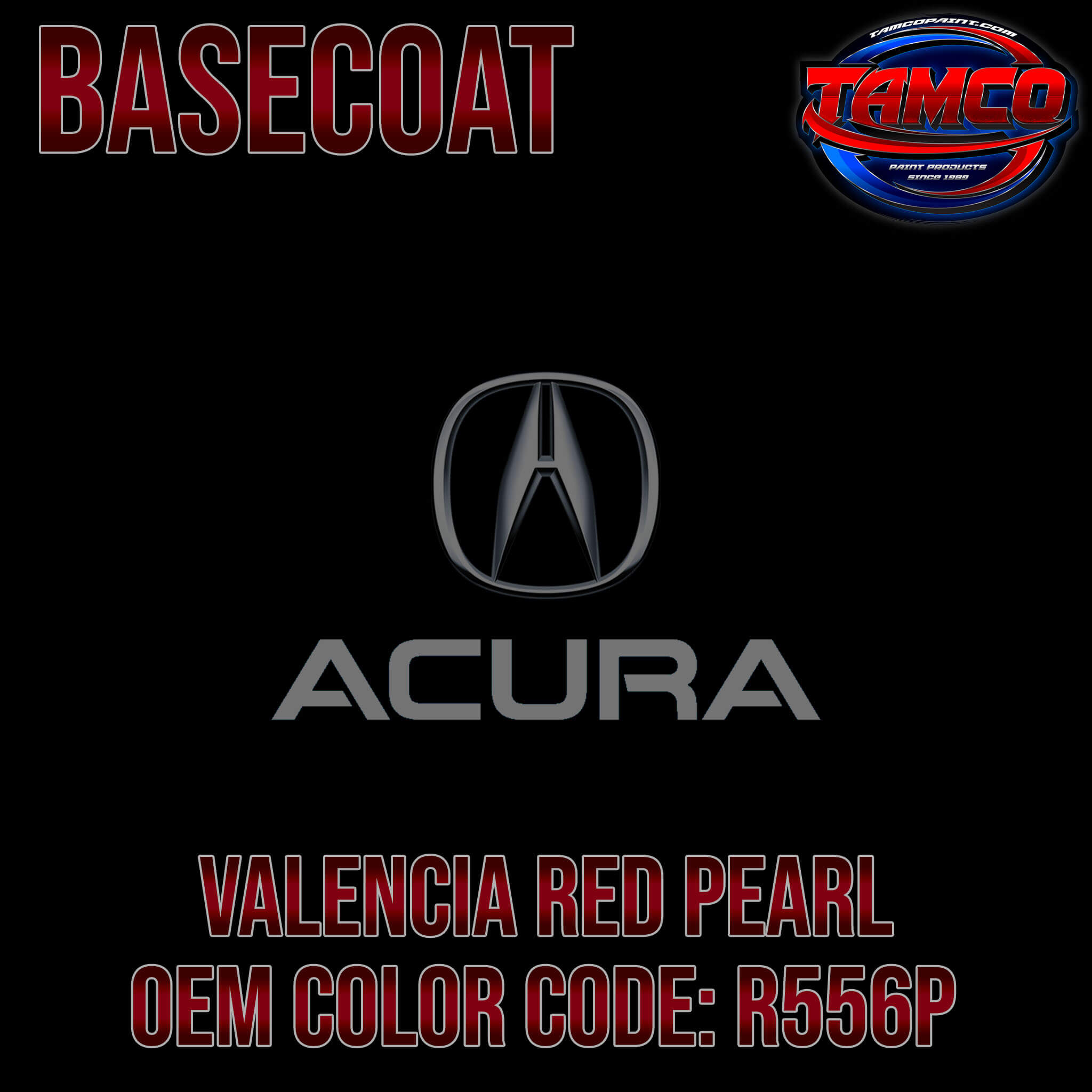 Acura Valencia Red Pearl OEM Basecoat
