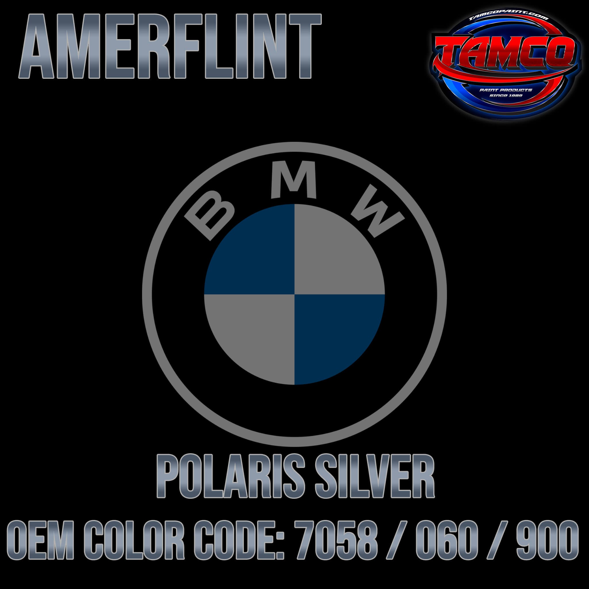 BMW Polaris Silver OEM Amerflint II Series Single Stage