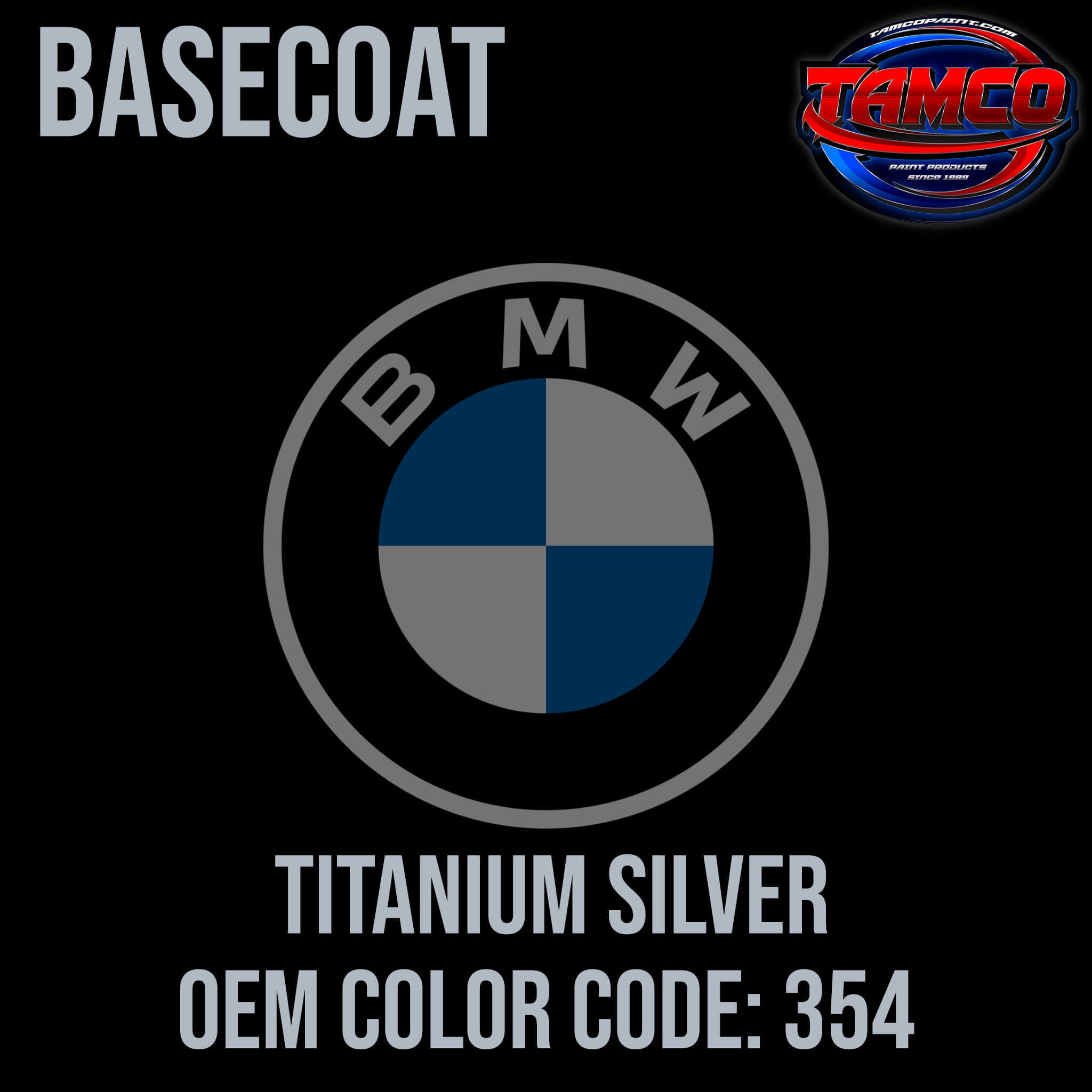 Titanium Silver OEM Basecoat