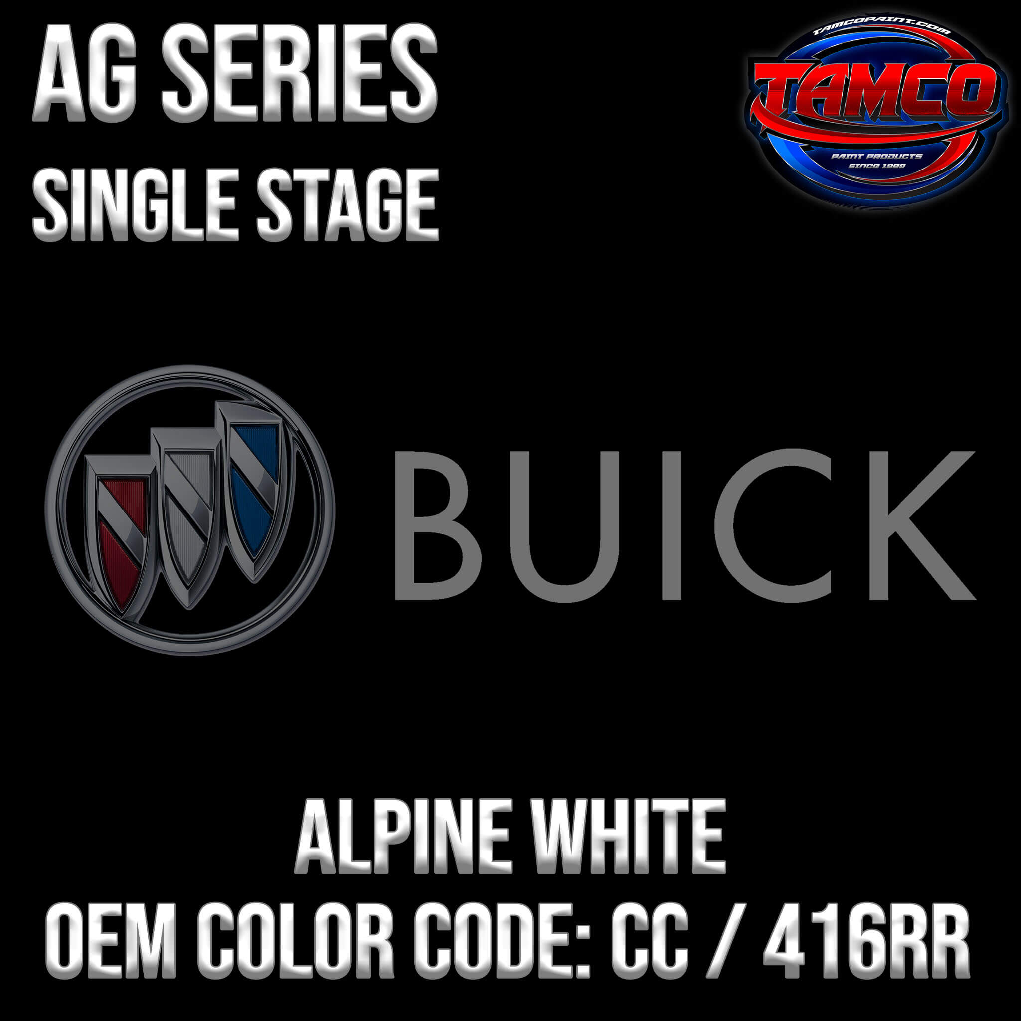 BUICK ALPINE WHITE AG SERIES SINGLE STAGE