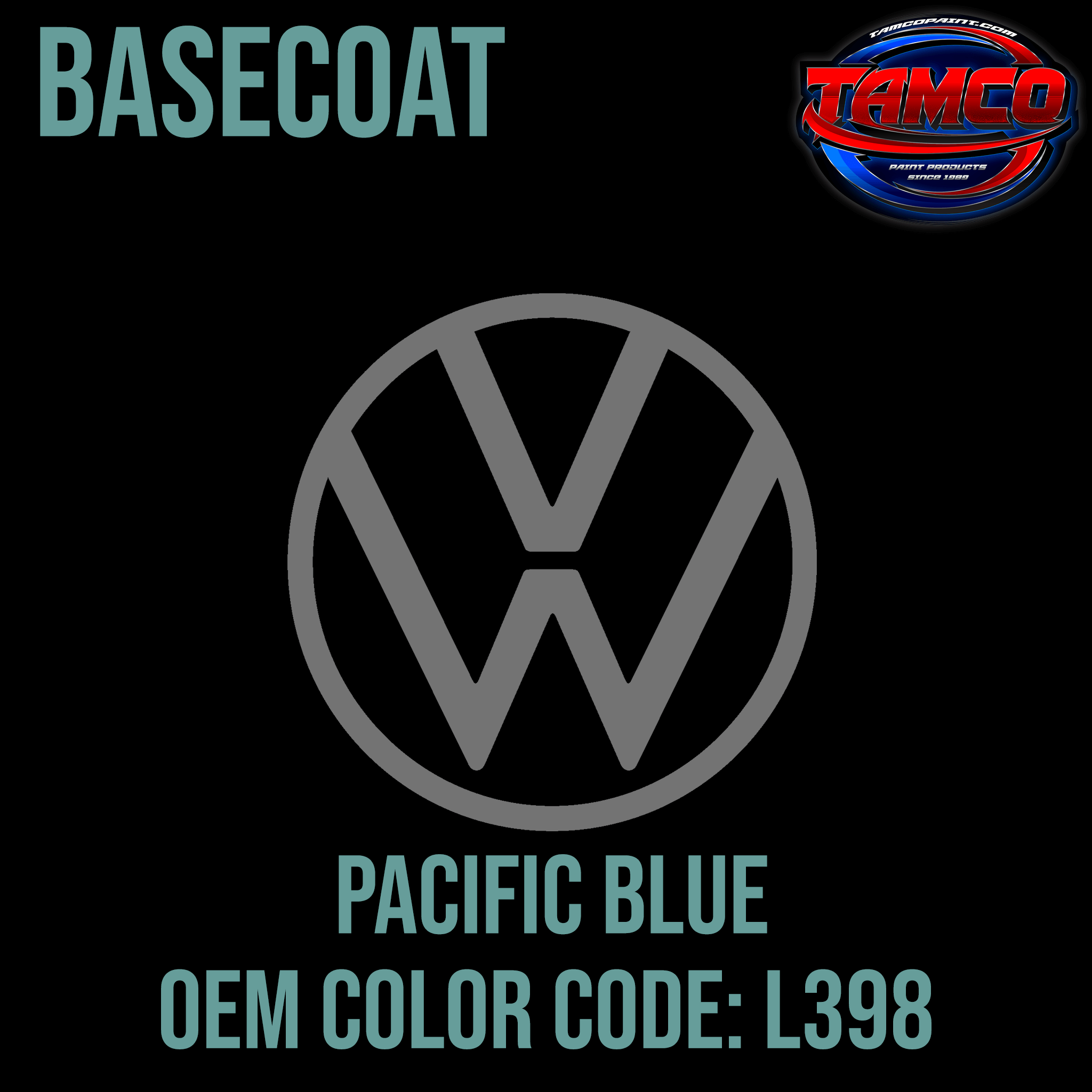 Volkswagen Pacific Blue Basecoat