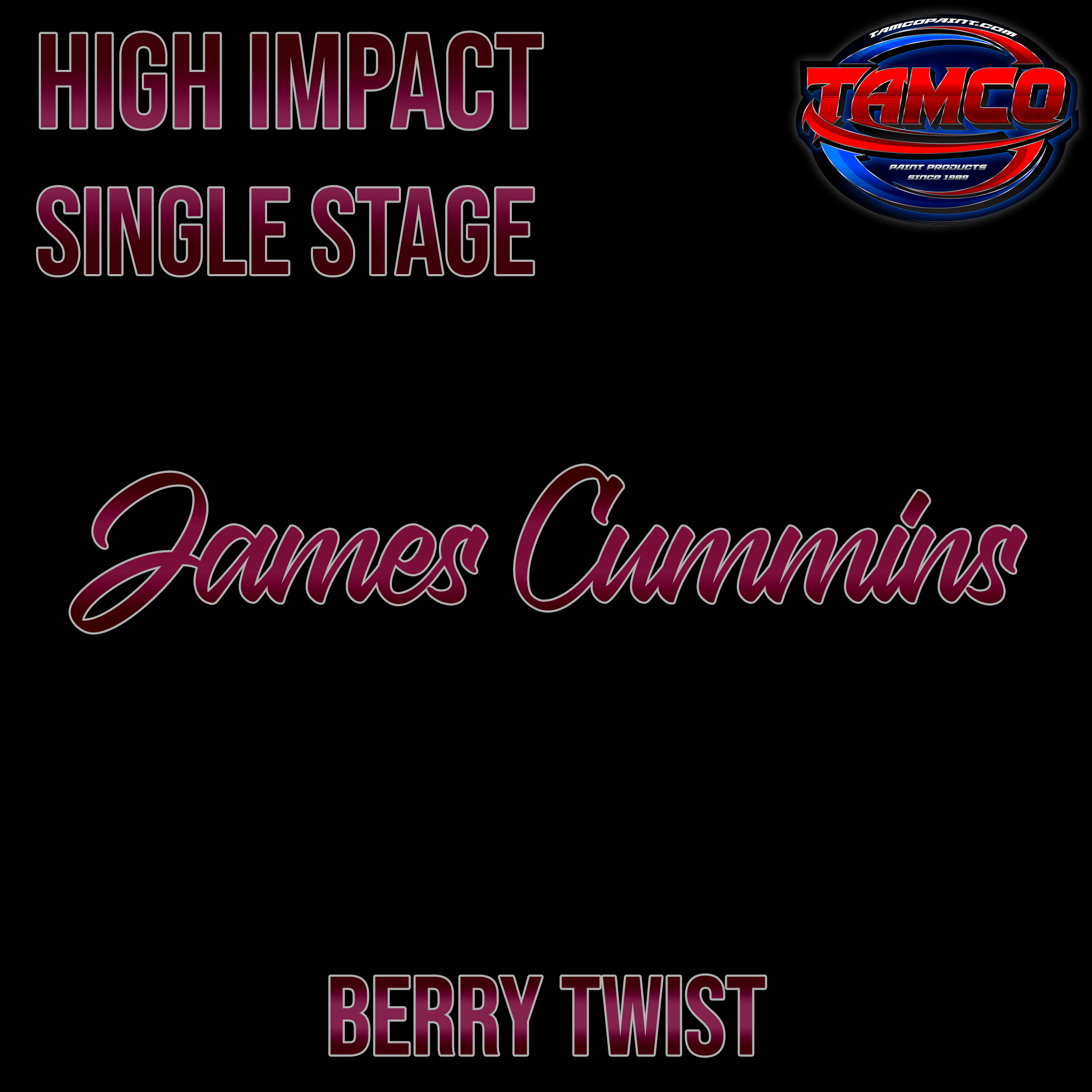 Tamco Paint Customer Color Berry Twist High Impact Single Stage