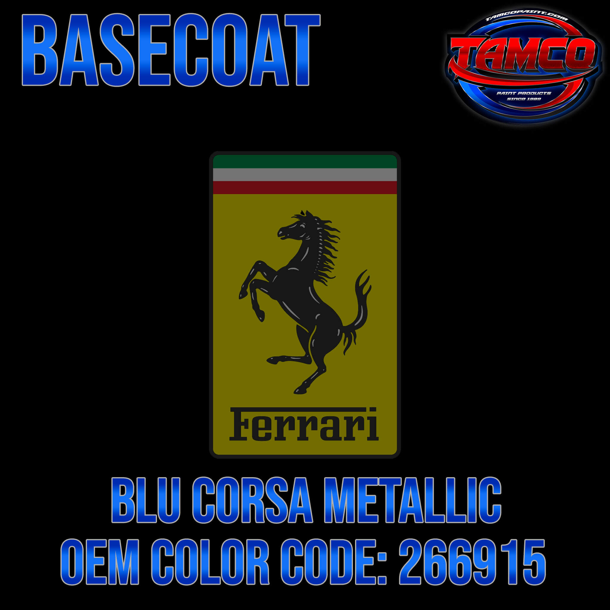 Blu Corsa Metallic OEM Basecoat