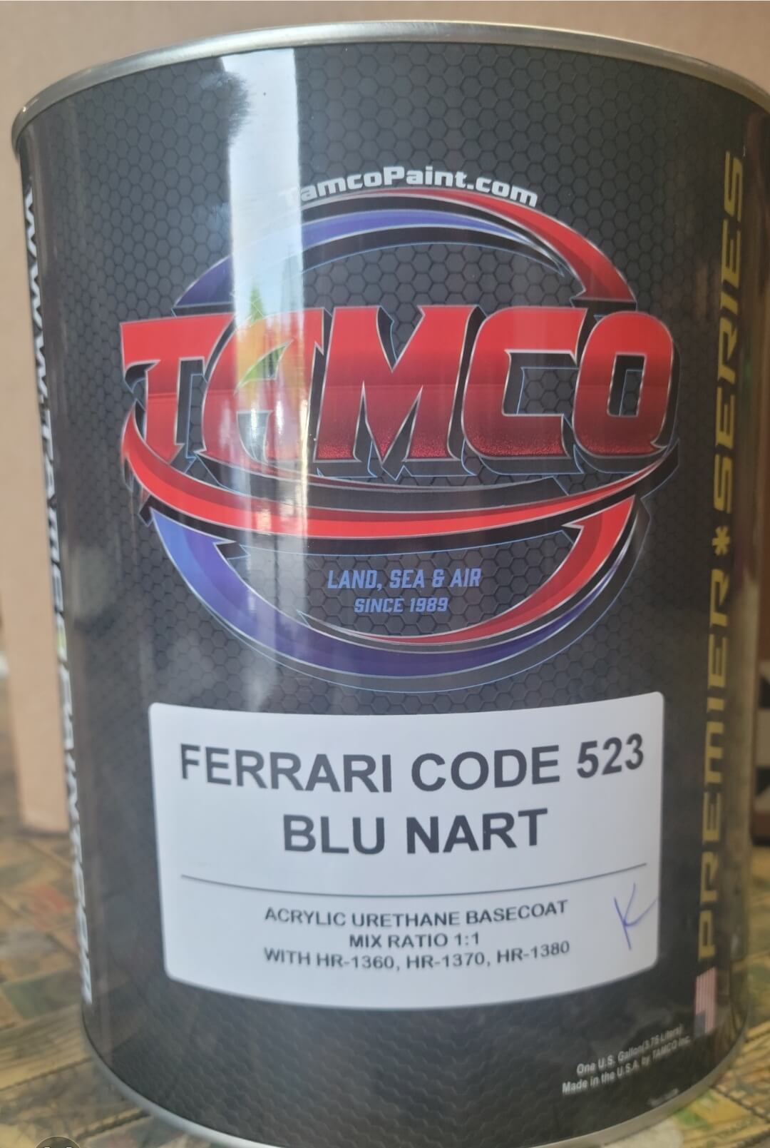 Blu Nart Metallic Color Paint