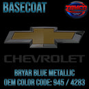 Bryar Blue Metallic OEM Basecoat