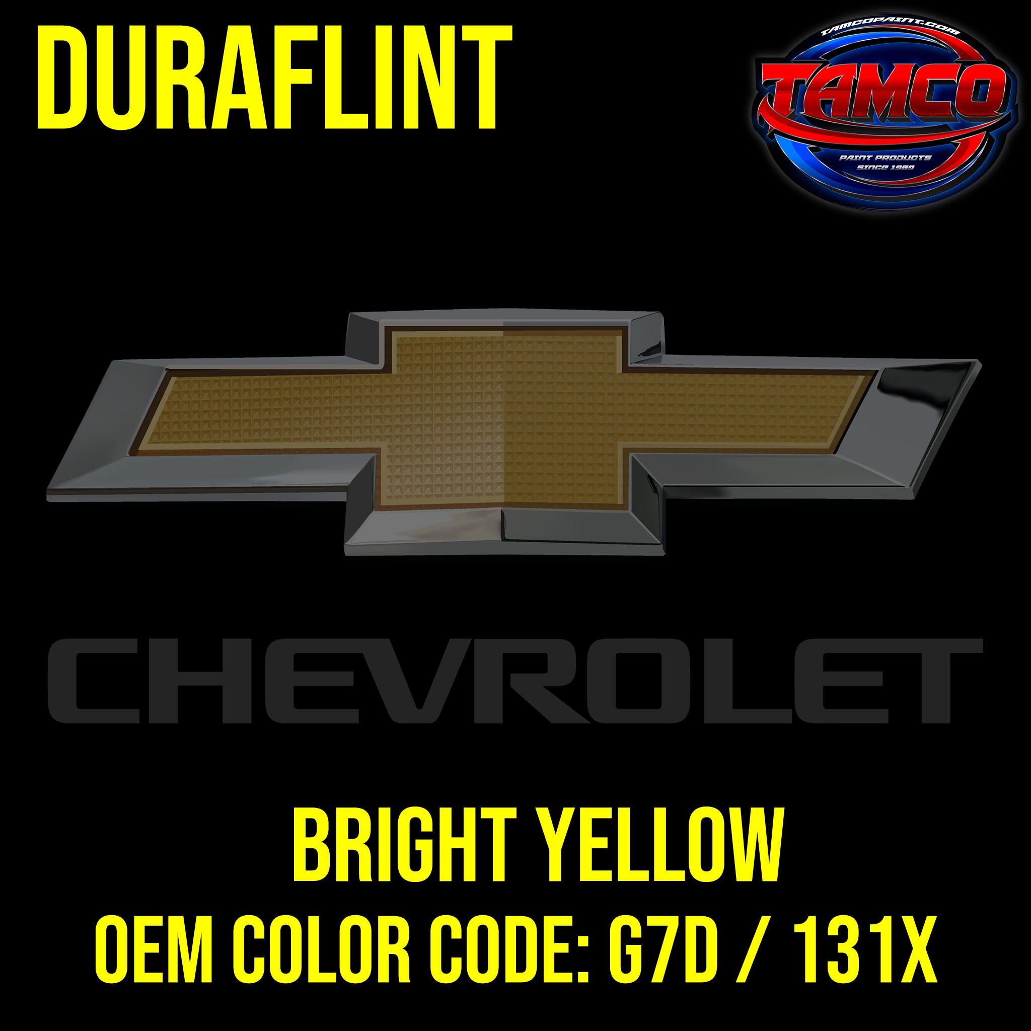 ONLY Chevrolet Bright Yellow
