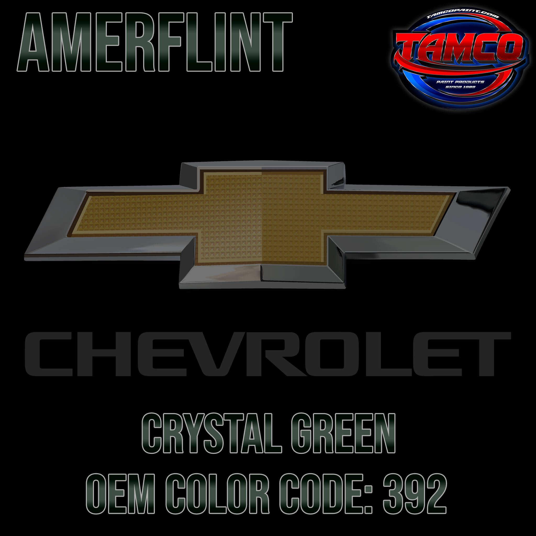 Chevrolet Crystal Green OEM Amerflint II Single Stage Series