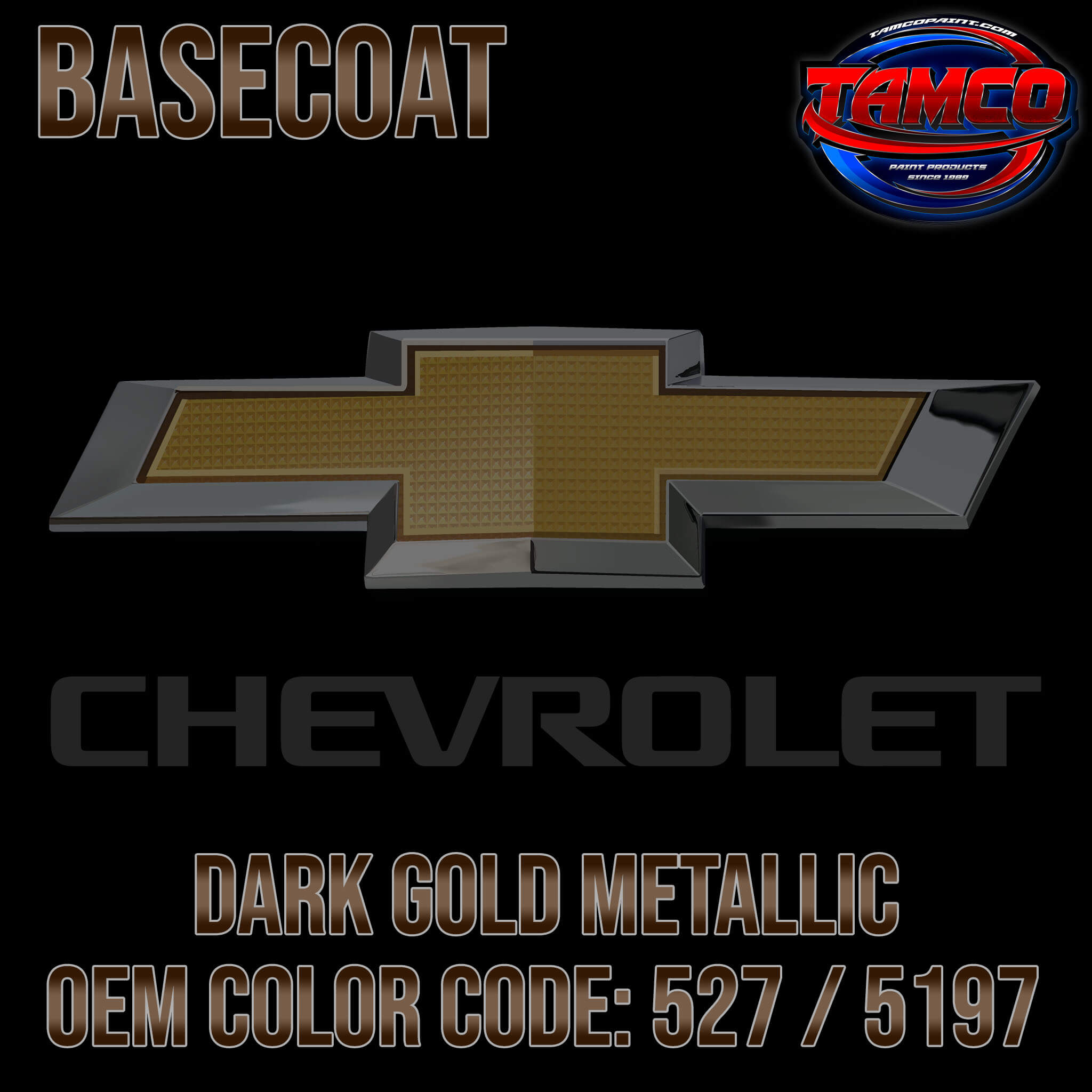 Chevrolet Dark Gold Metallic Basecoat