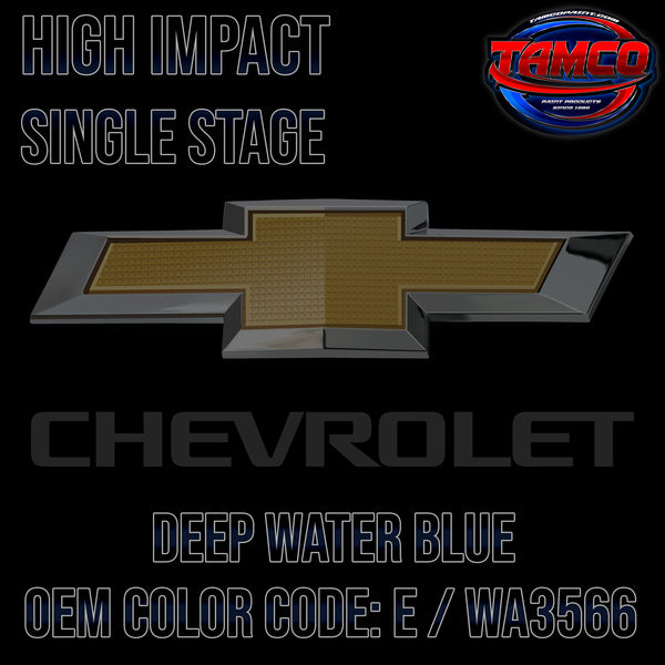Chevrolet Deep Water Blue | E / WA3566 | 1967 | OEM High Impact Series Single Stage