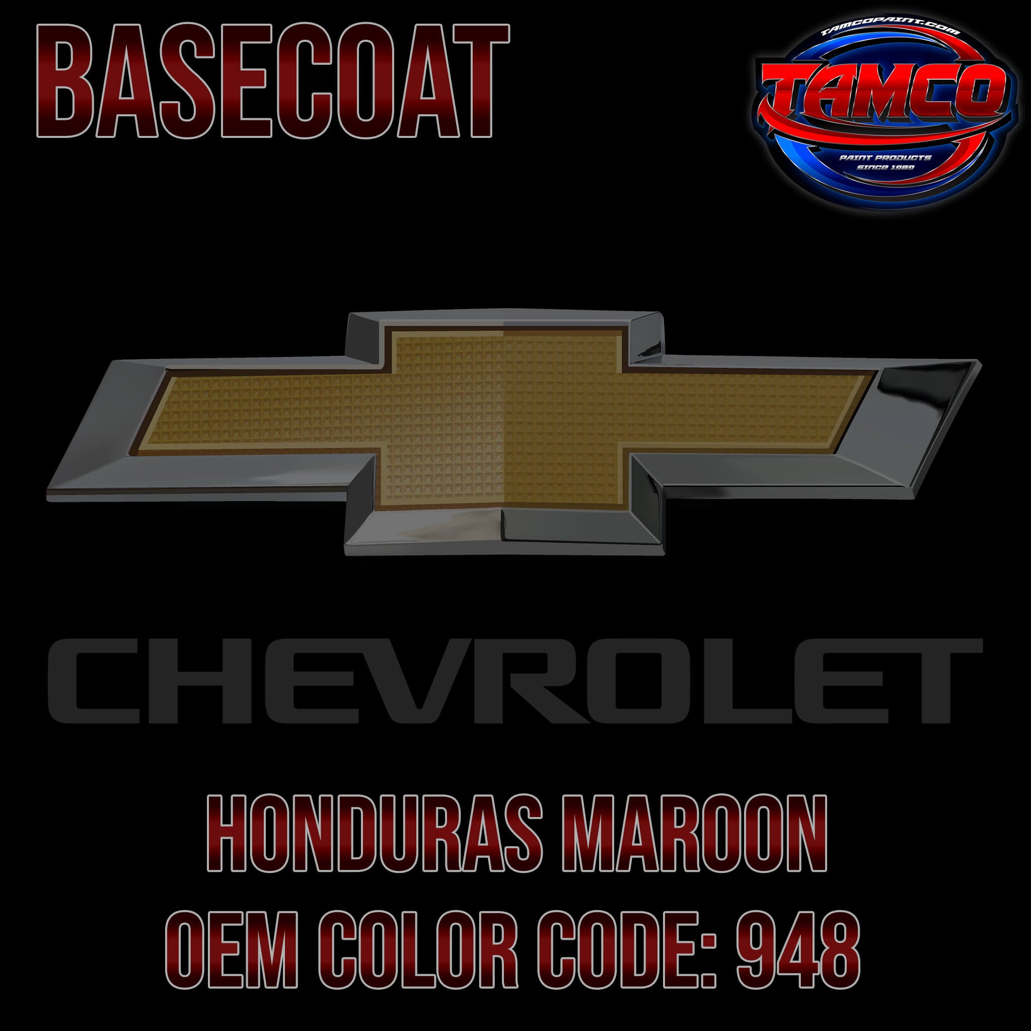Chevrolet Honduras Maroon Basecoat
