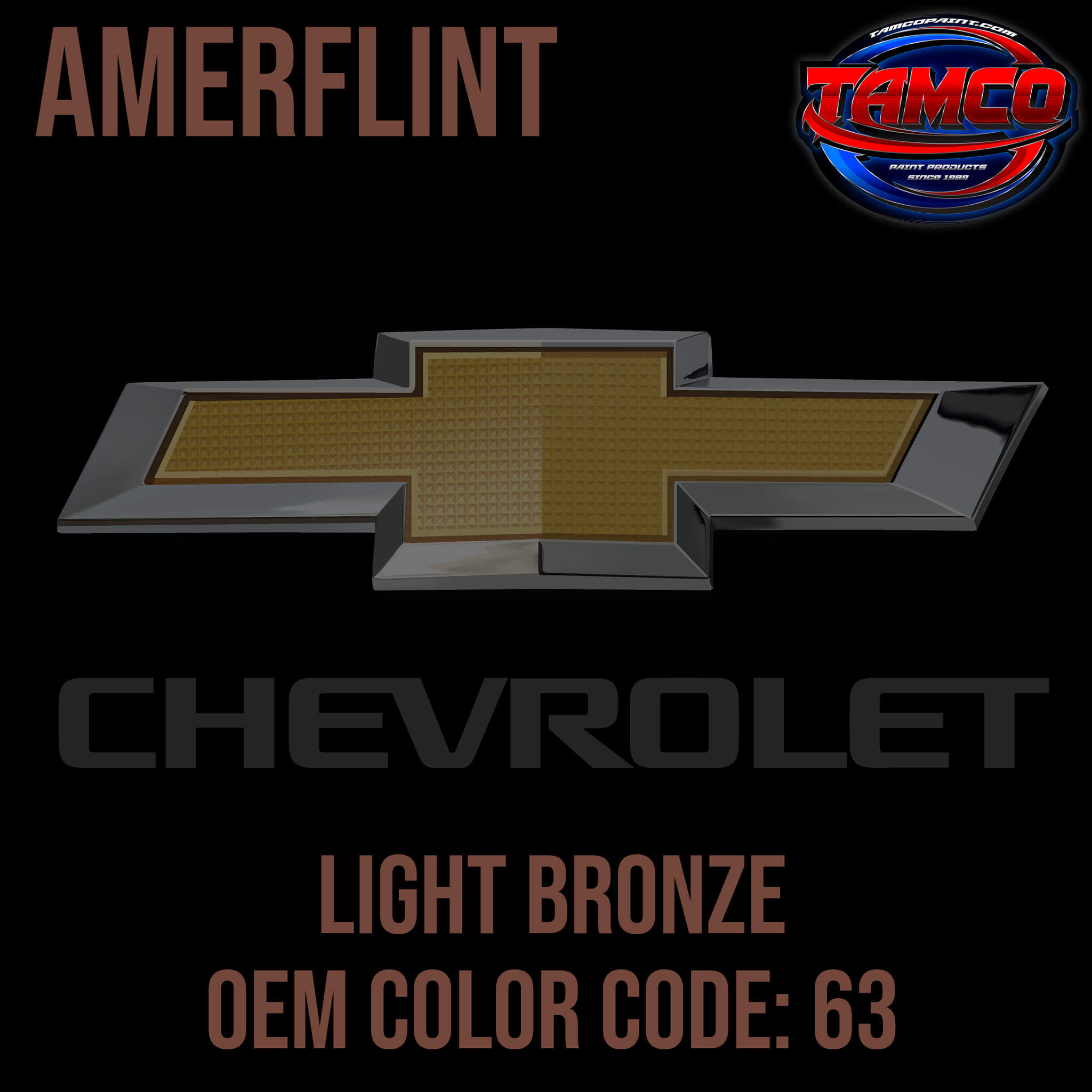 Chevrolet Light Bronze OEM Amerflint II Series Single Stage