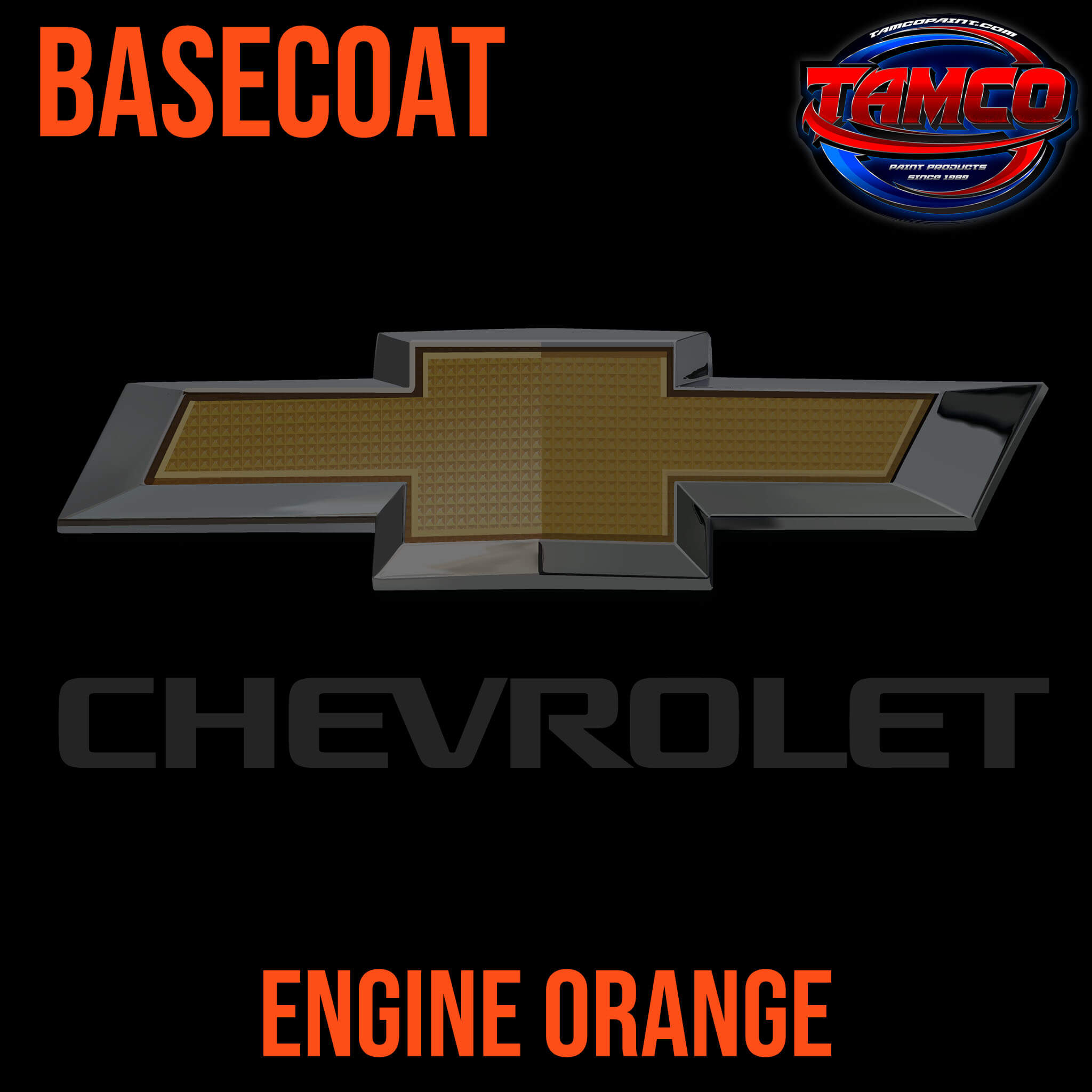Chevrolet Engine Orange