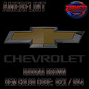Chevrolet Havana Bown Code G2X / 9V4 Amerflint