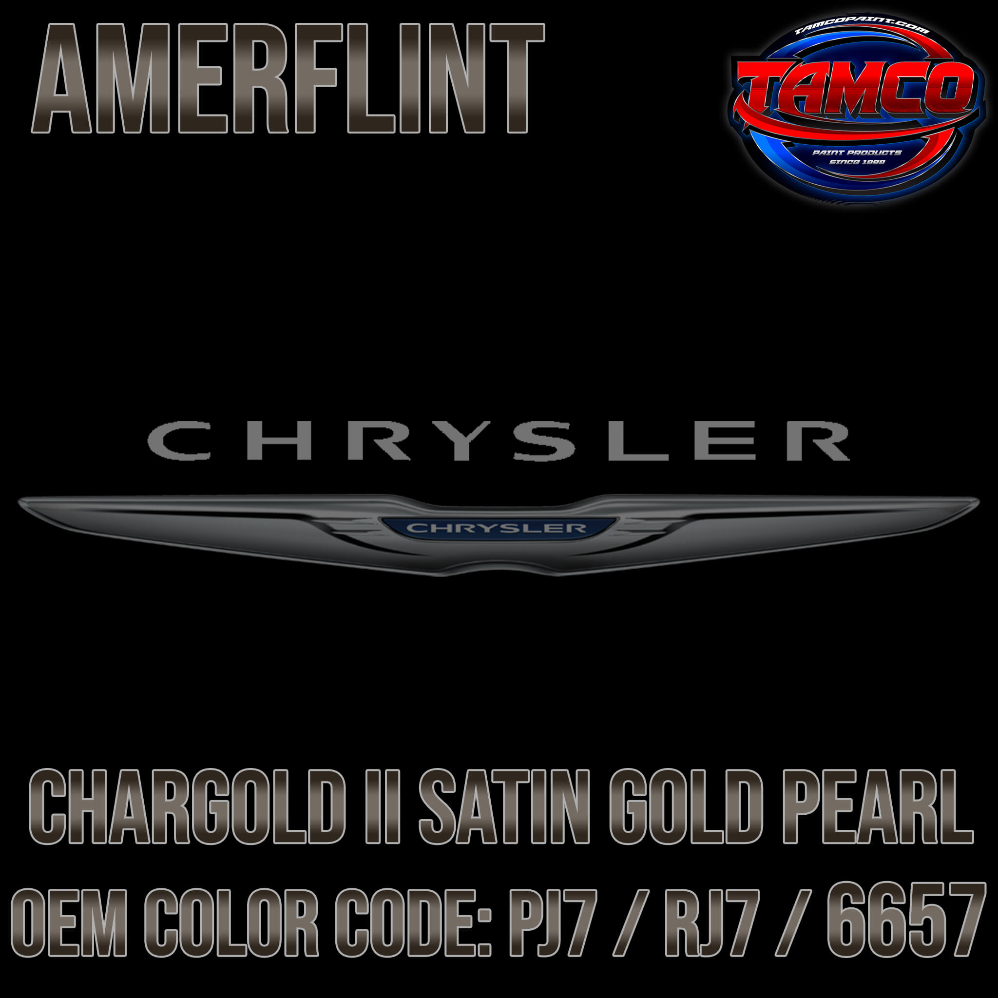 Chrysler Chargold II Satin Glow Pearl
OEM Amerflint II Series Single Stage