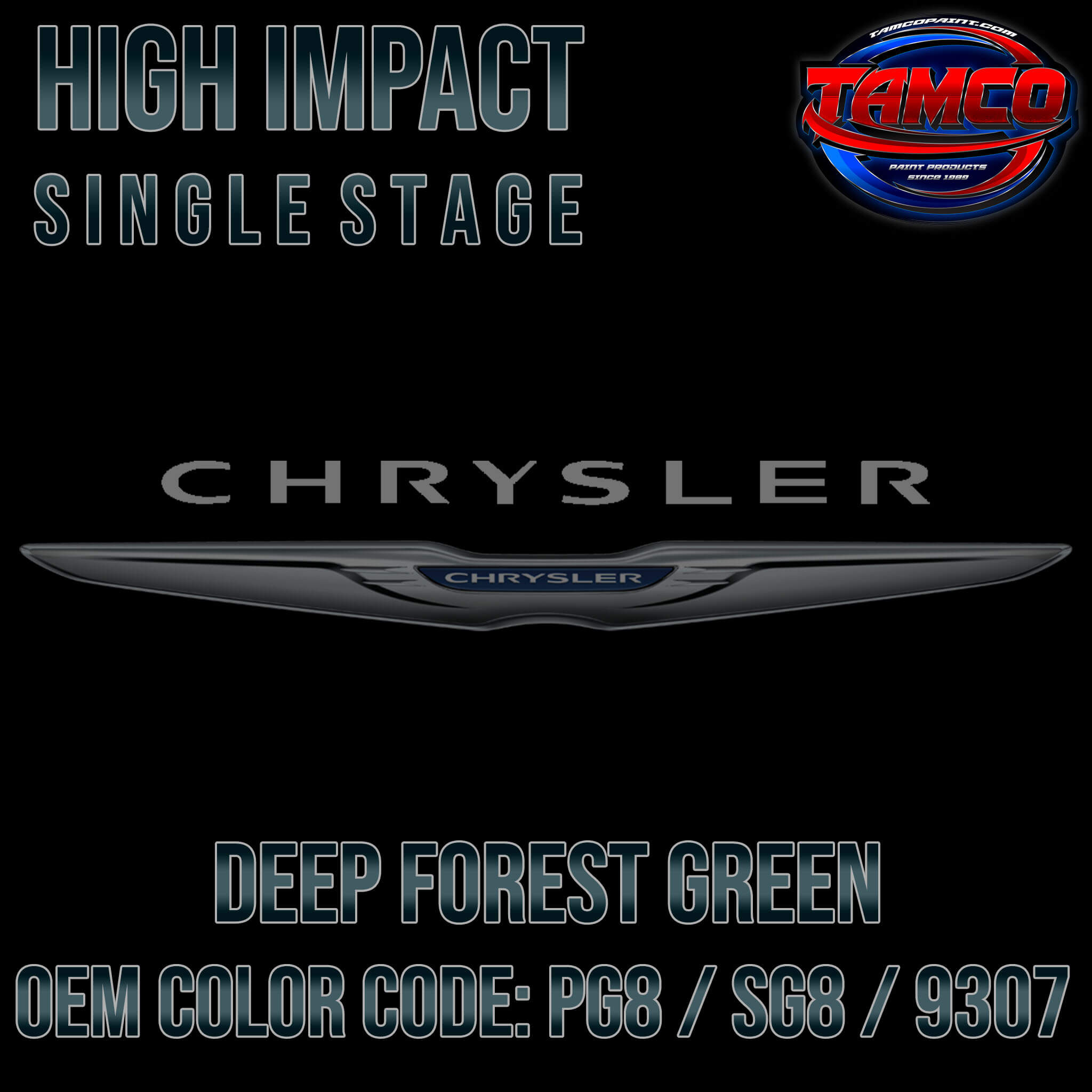 Chrysler Deep Forest Green | PG8 / SG8 / 9307 | 1996-2002 | OEM High I