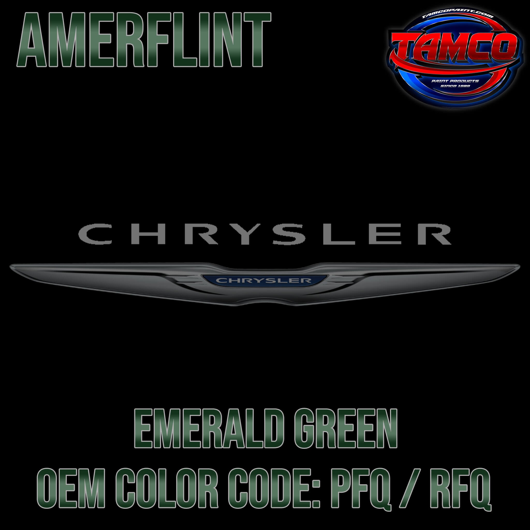 Chrysler F8 Green Metallic OEM Amerflint II Series Single Stage
