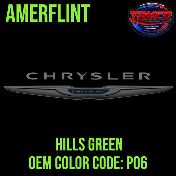 Chrysler Hills Green | P06 | 2012-2022 | OEM Amerflint II Series Single Stage