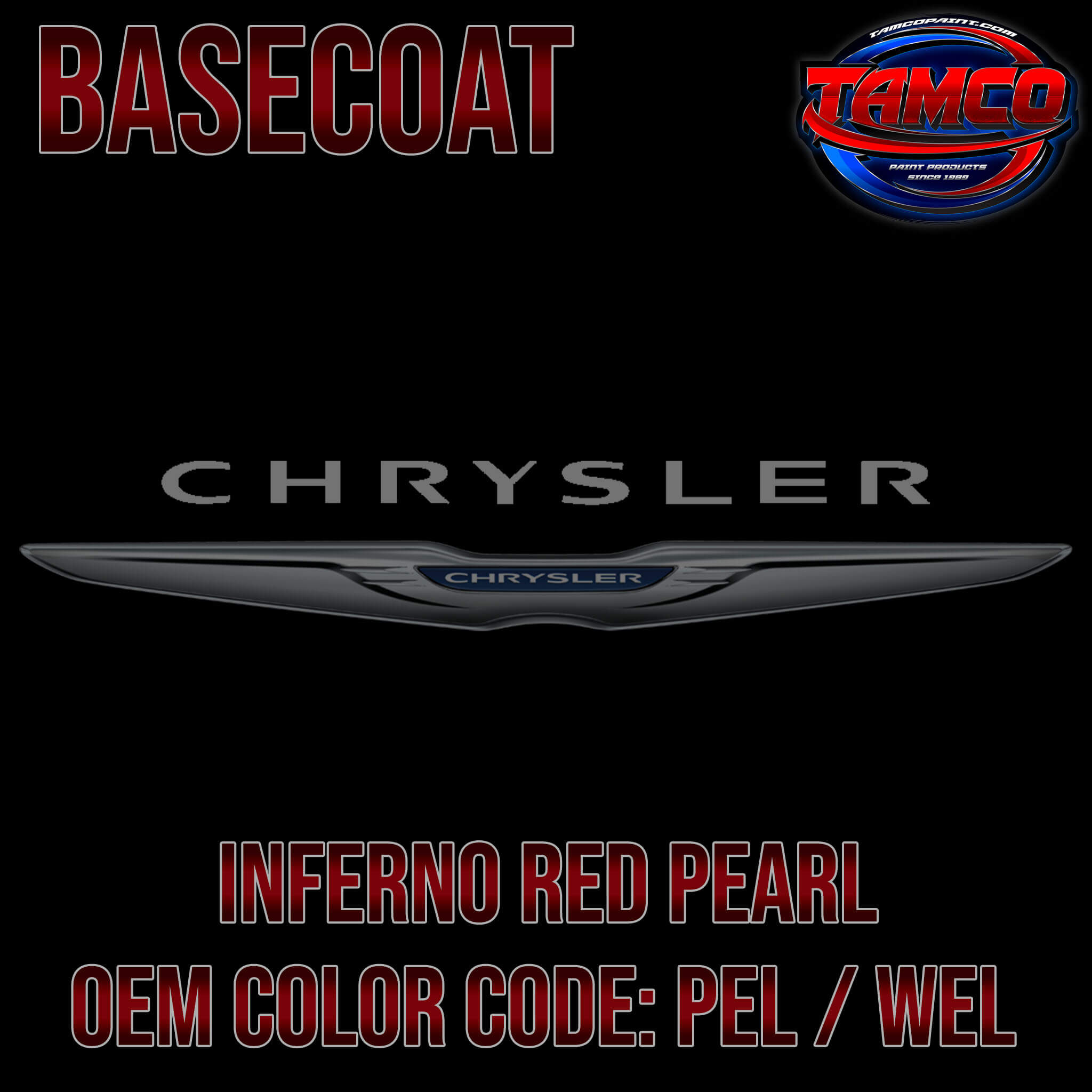 Chrysler Inferno Red Pearl Basecoat