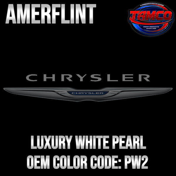 Chrysler Luxury White Pearl | PW2 | 2017-2022 | OEM Amerflint II Series Single Stage