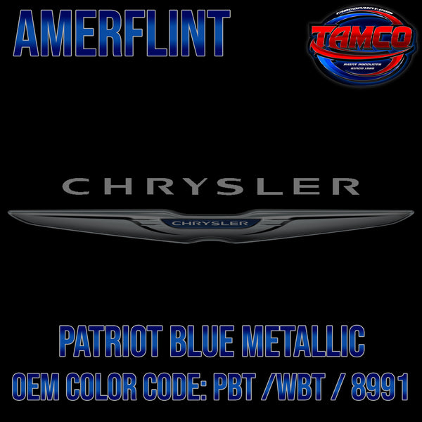 Chrysler Patriot Blue Metallic | PBT / WBT / 8991 | 1999-2007 | OEM Amerflint II Series Single Stage