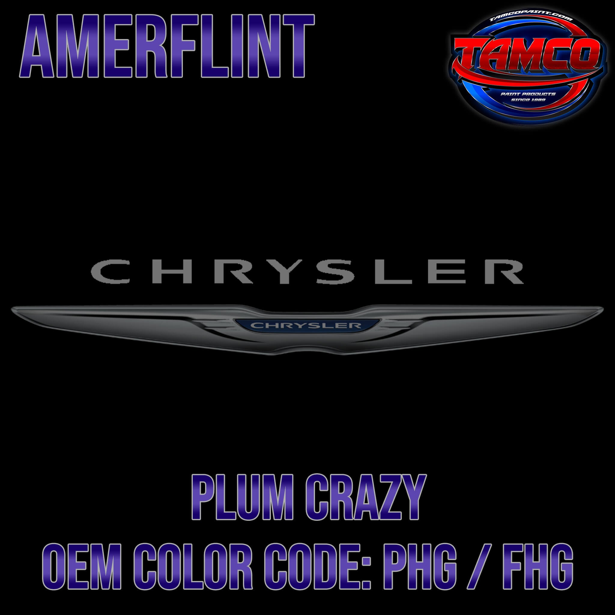 Chrysler Plum Crazy OEM Amerflint II Series Single Stage