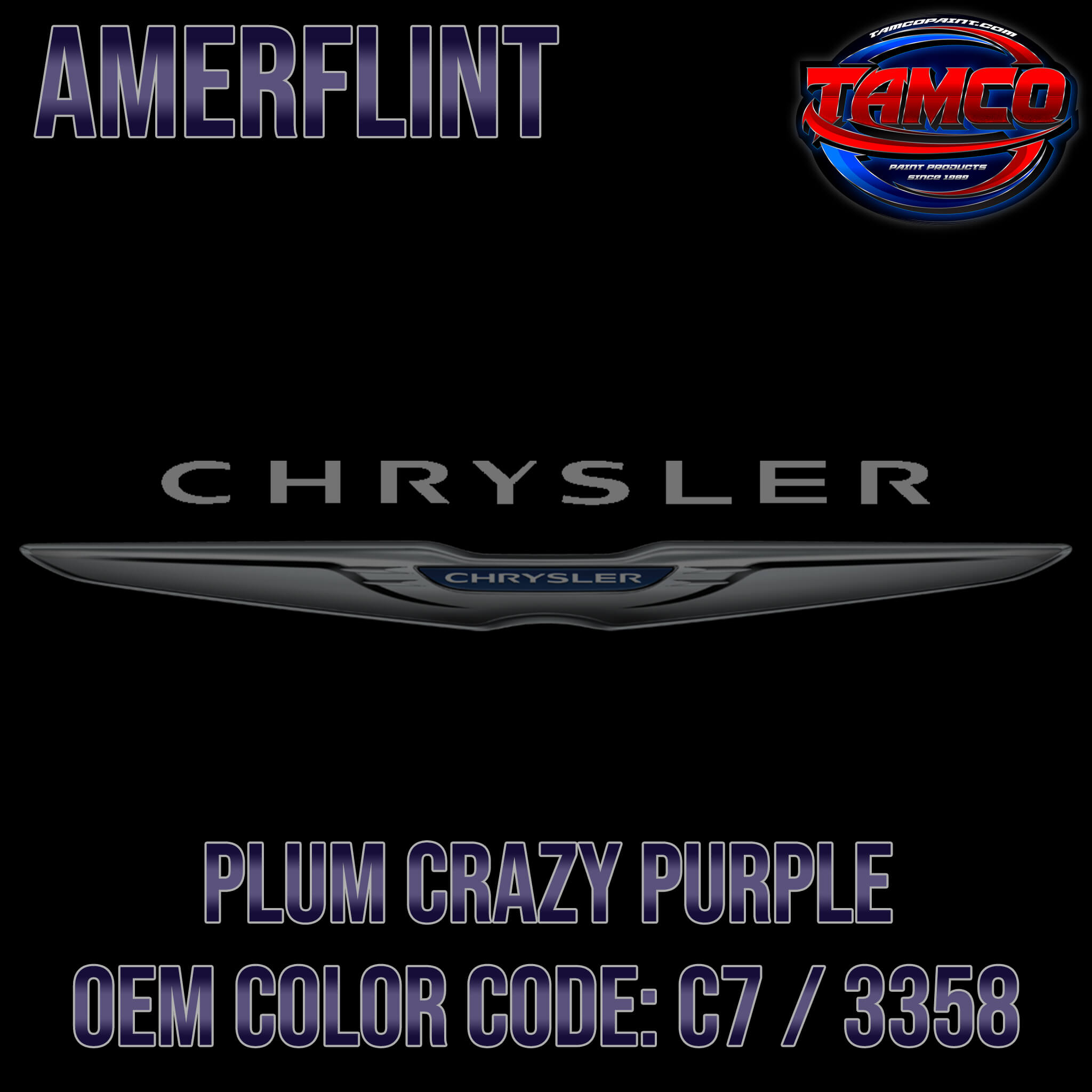Chrysler Plum Crazy Purple OEM Amerflint II Series Single Stage