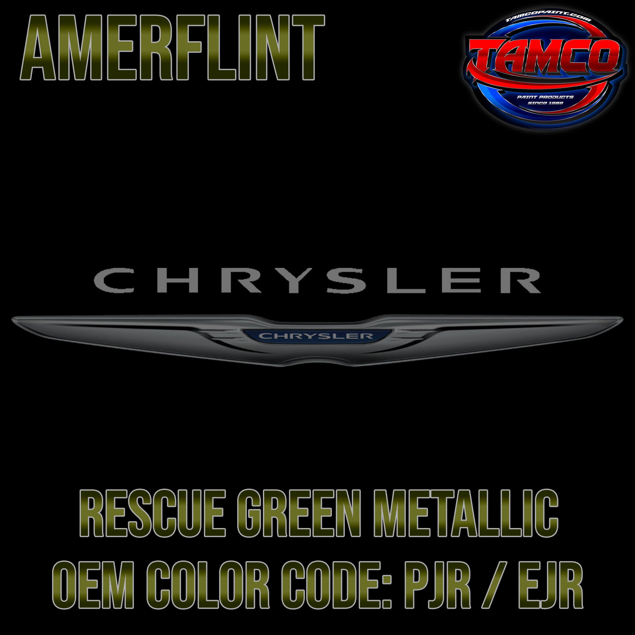 Chrysler Rescue Green Metallic OEM Amerflint II Series Single Stage