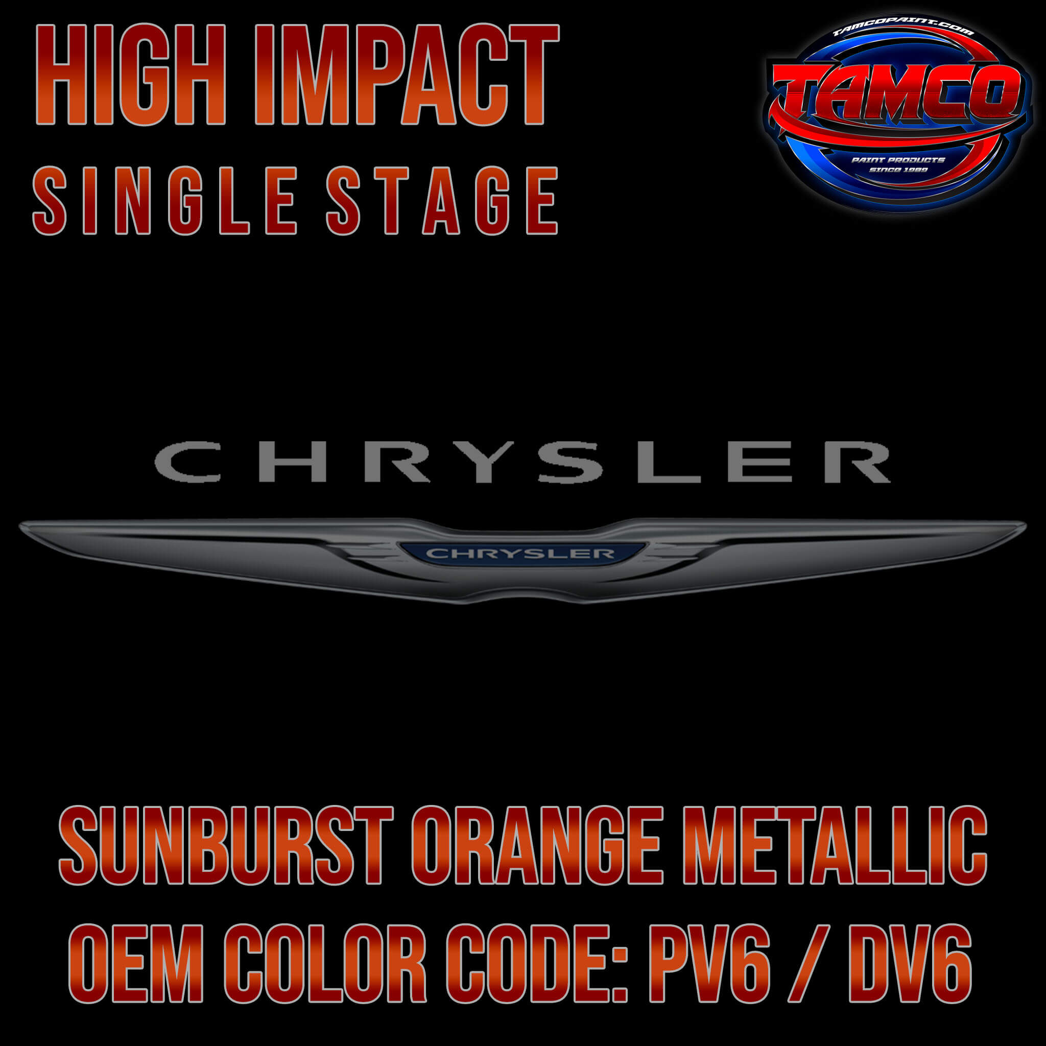 Chrysler Sunburst Orange Metallic