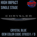 Tamco Paint Chrysler Crystal Blue Code DT8331 / D OEM High Impact Single Stage