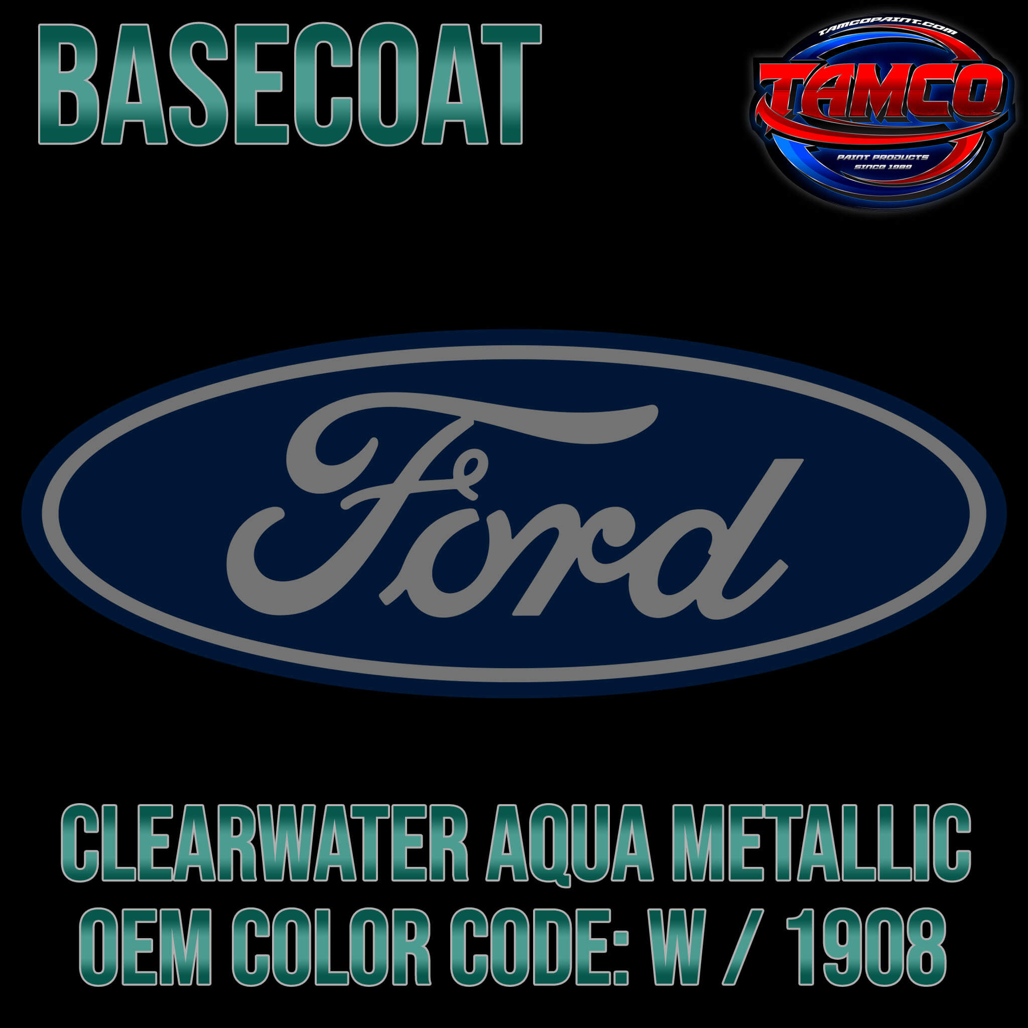 Tamco Paint Clearwater Aqua Metallic OEM Basecoat