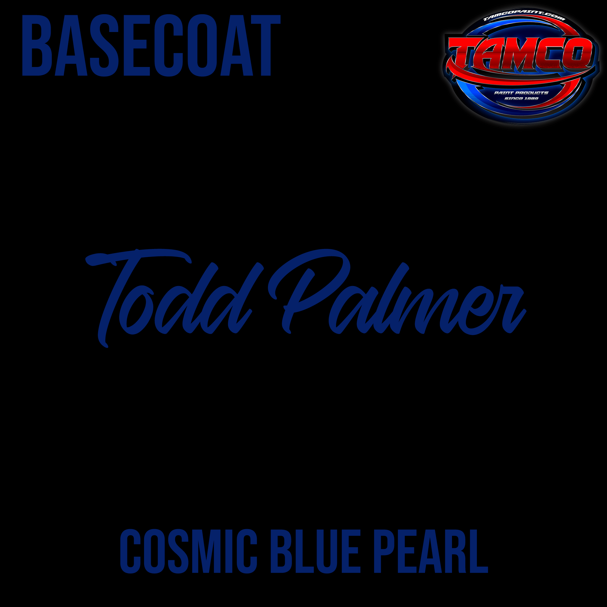 Tamco Paint Customer Color Cosmic Blue Pearl Basecoat