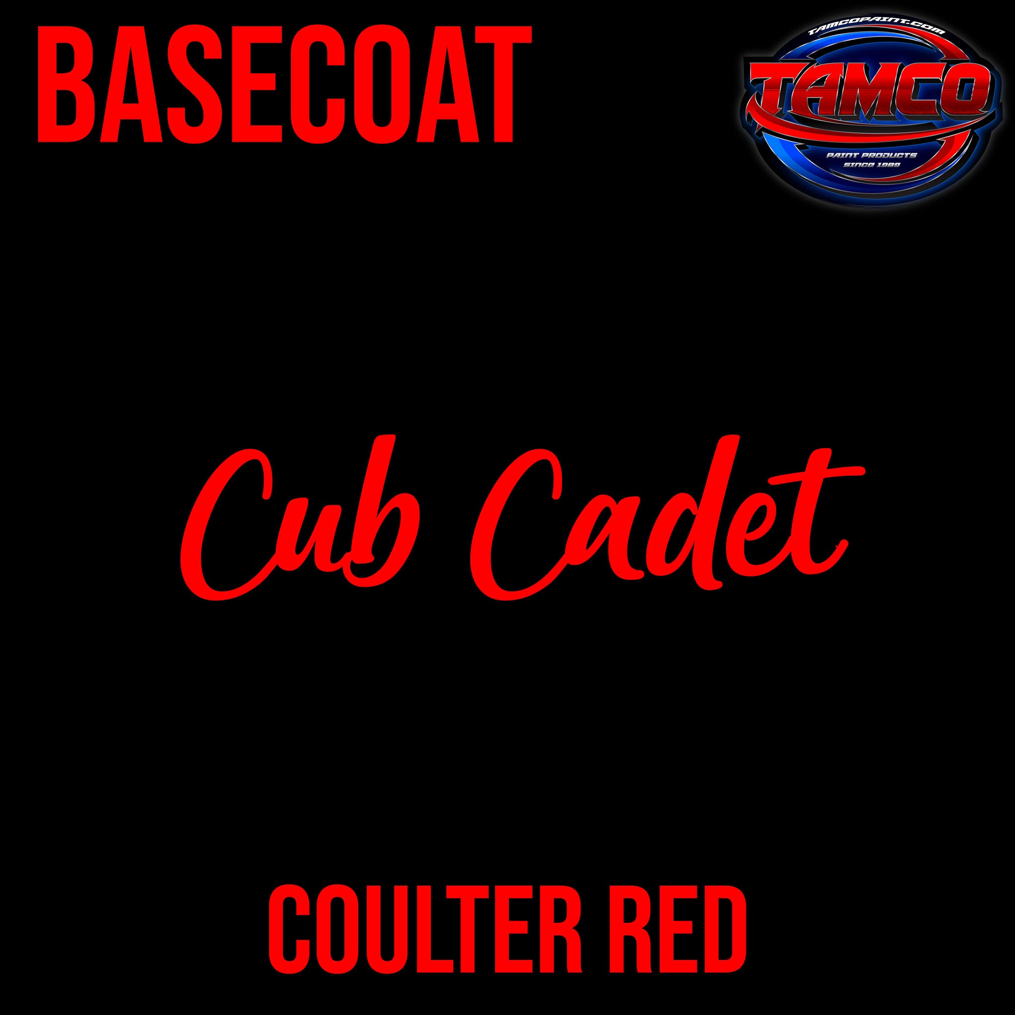 Coulter Red Customer Color Basecoat