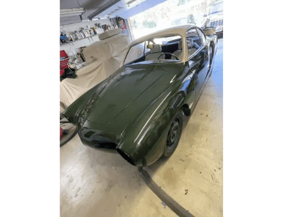 Tamco Paint Cypress Green in 1969 Karmann Ghia