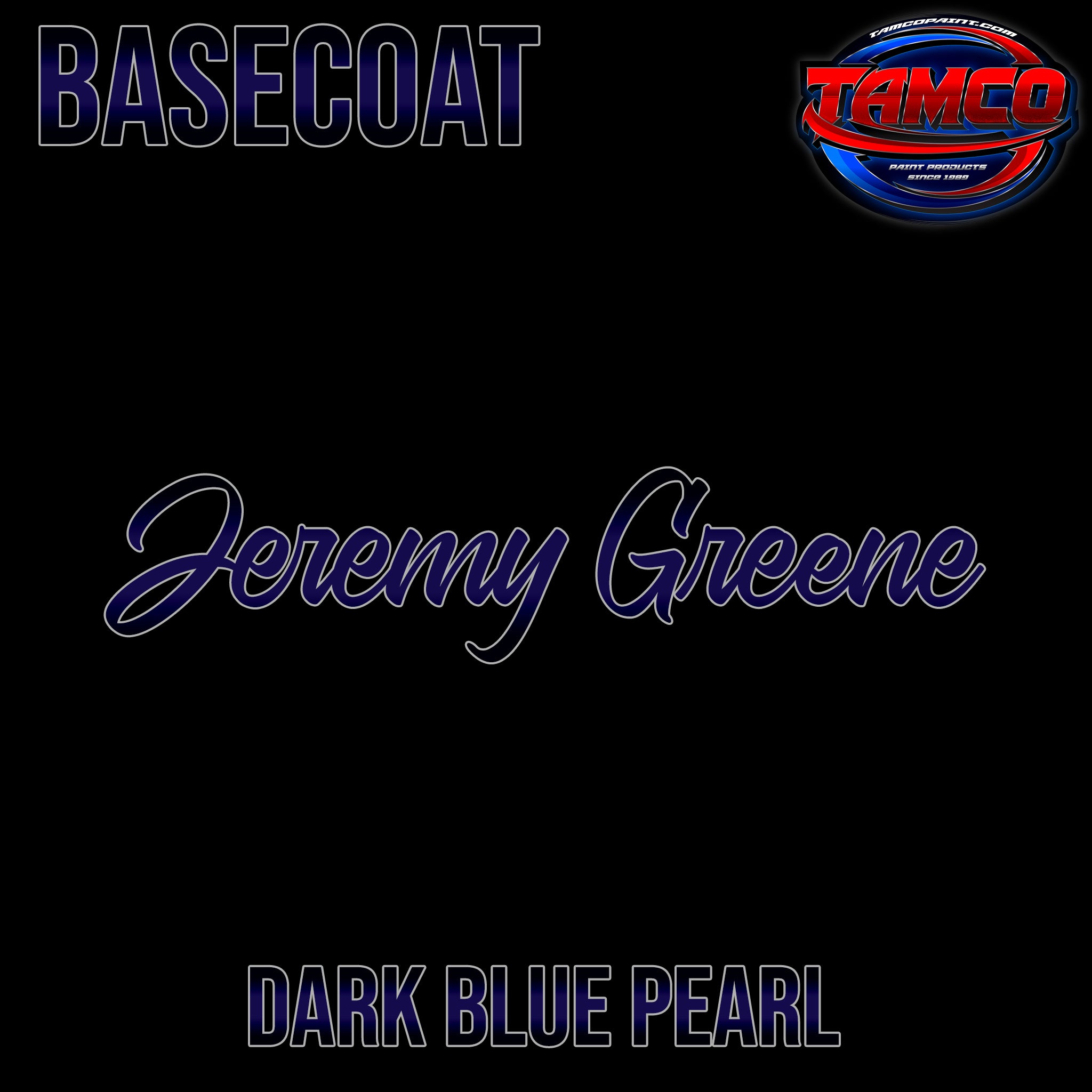 Jeremy Greene | Dark Blue Pearl | Customer Color Basecoat