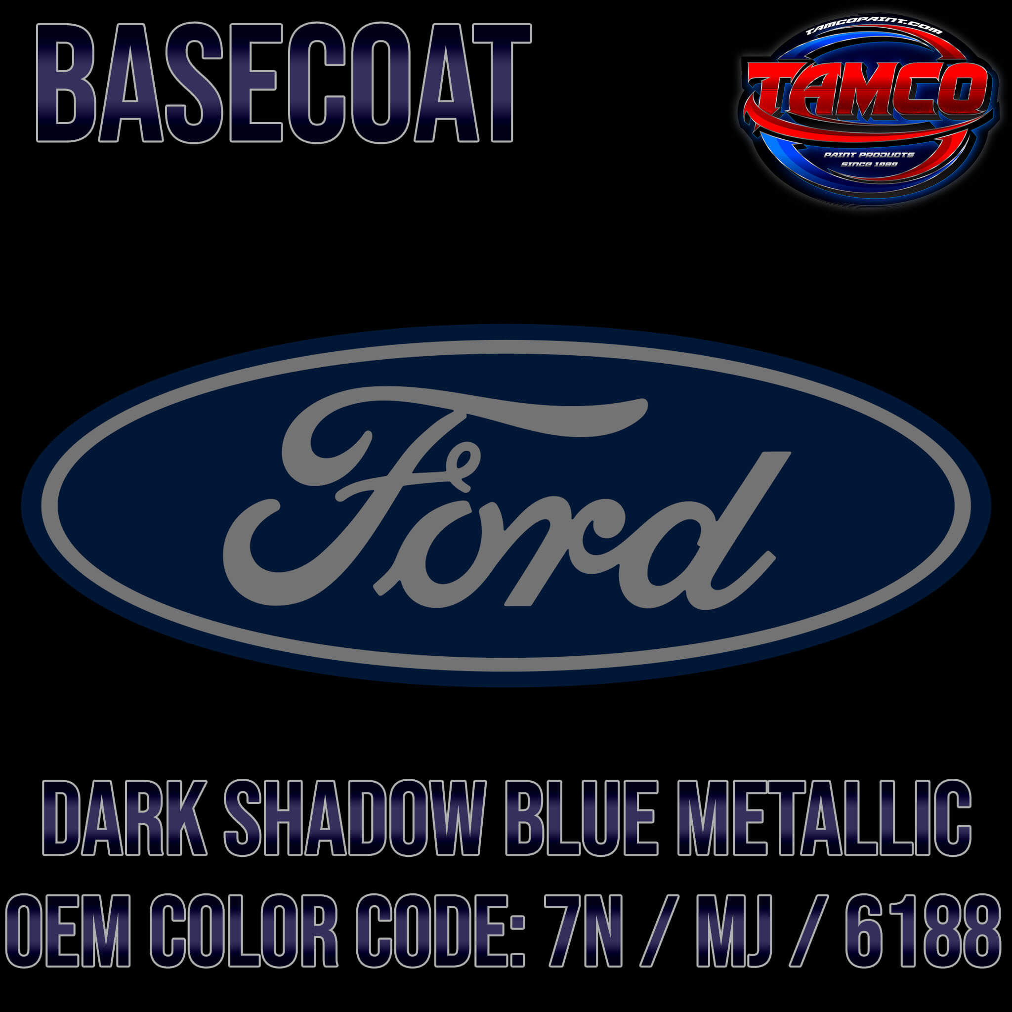Dark Shadow Blue Metallic OEM Basecoat