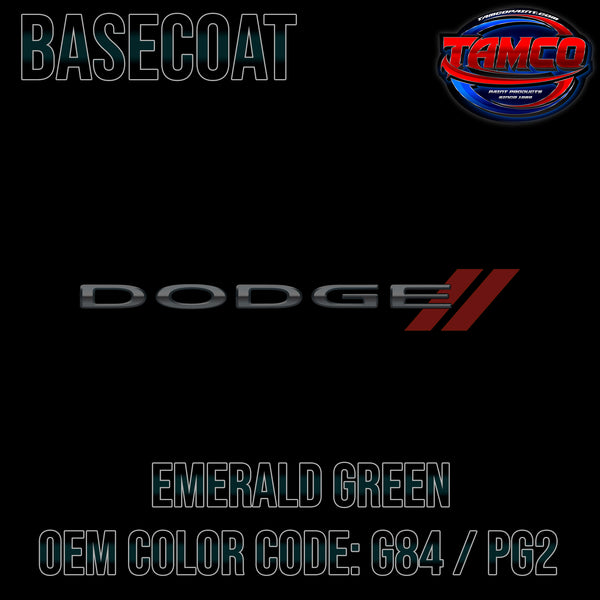 Dodge Emerald Green | G84 / PG2 | 1992-1997 | OEM Basecoat