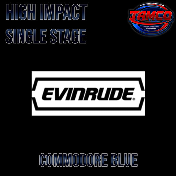 Evinrude Commodore Blue | 1958 | OEM High Impact Series Single Stage