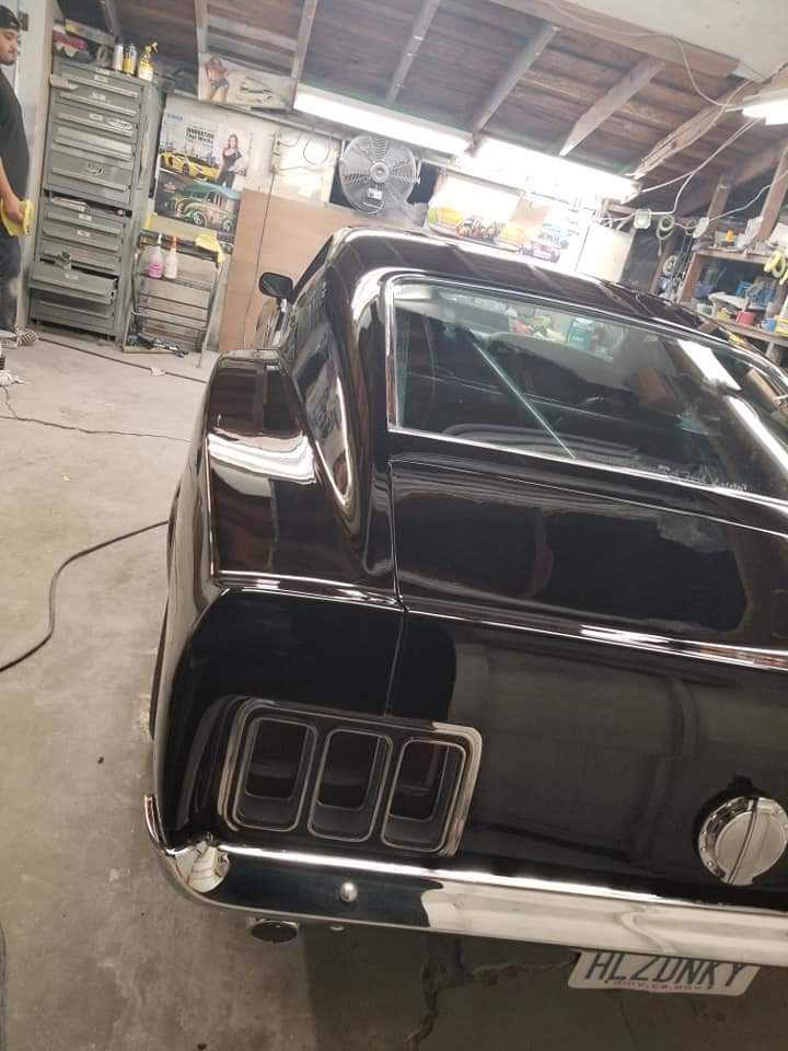 Tamco Paint 1969 Ford Mustang Murdered Out Black