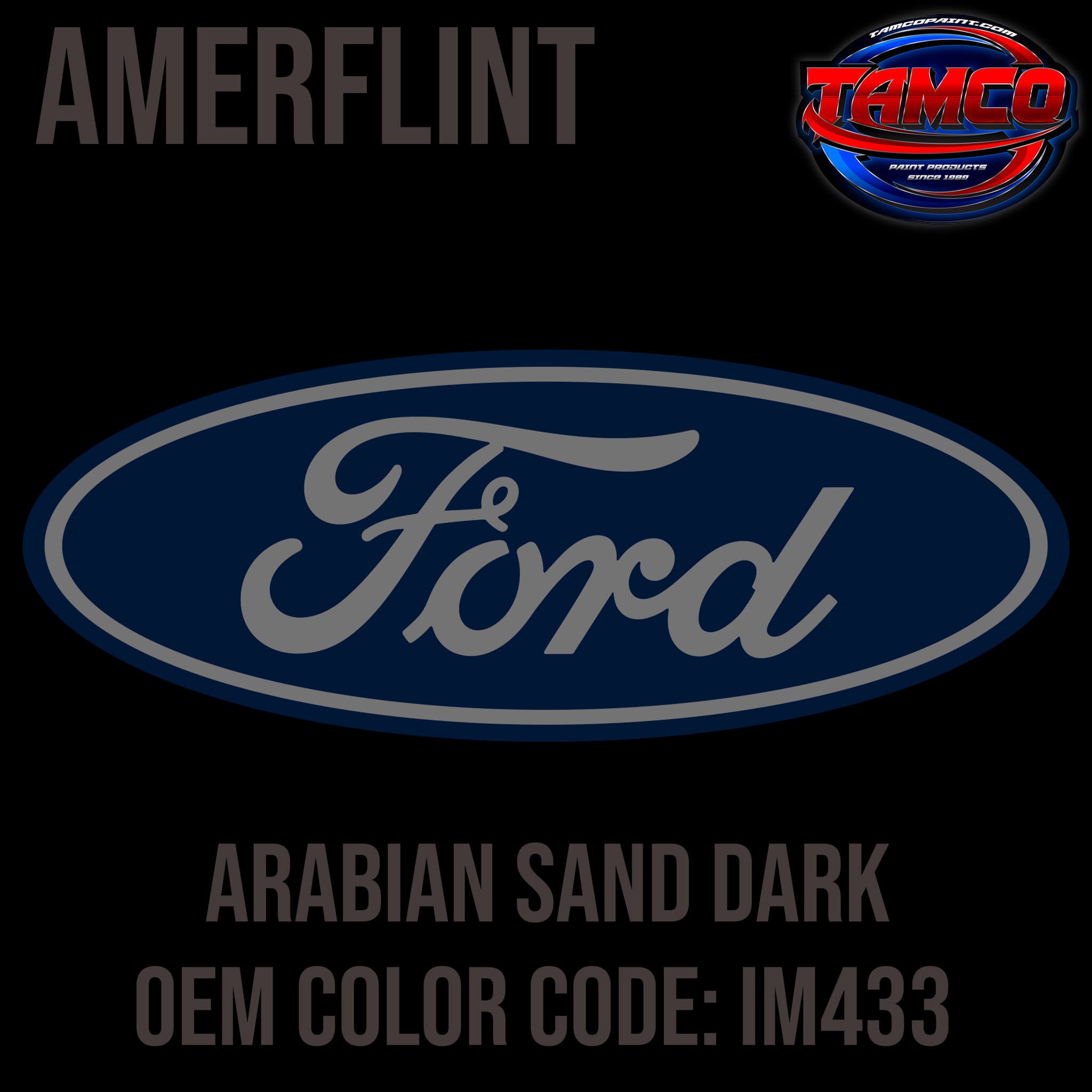 Ford Arabian Sand Dark OEM Amerflint II Series Single Stage